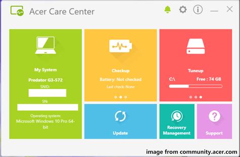 Intel VGA Driver 8. . Acer care center download for windows 11